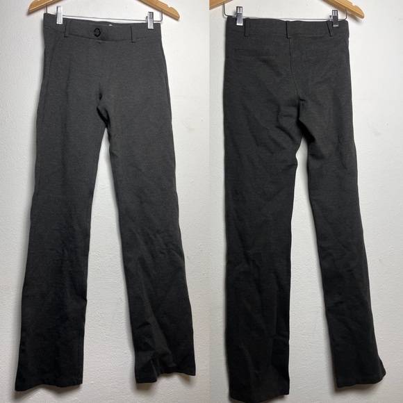Betabrand Straight Leg Classic Dress Pant Yoga Charcoal - Picture 1 of 4
